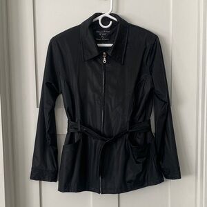 Elegant Black Trench Coat